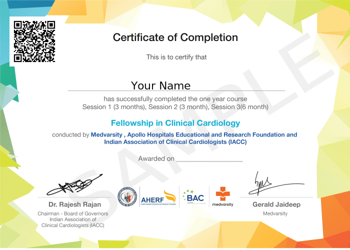 Certificate of Completion