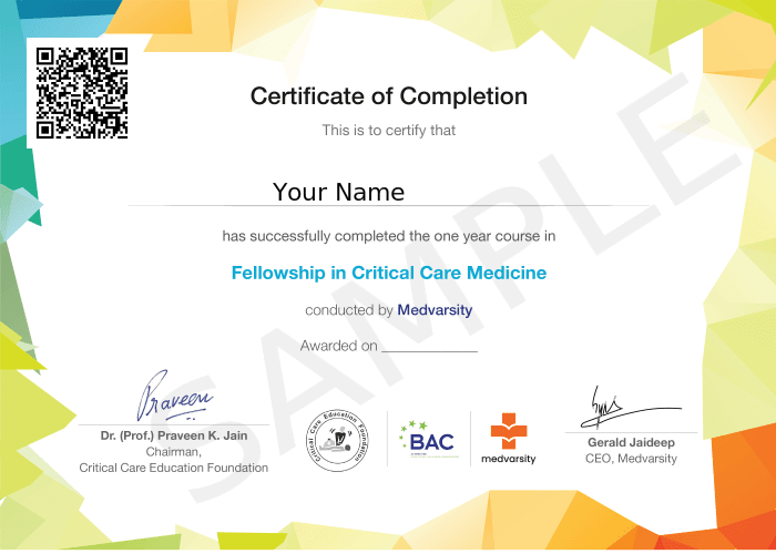 Certificate of Completion