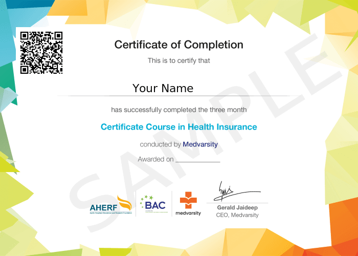 Certificate of Completion